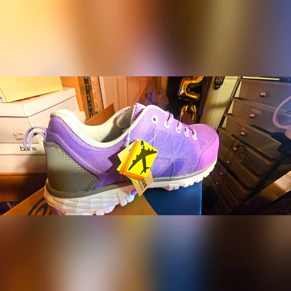 Nautilus Women's Purple and Gray Sneakers